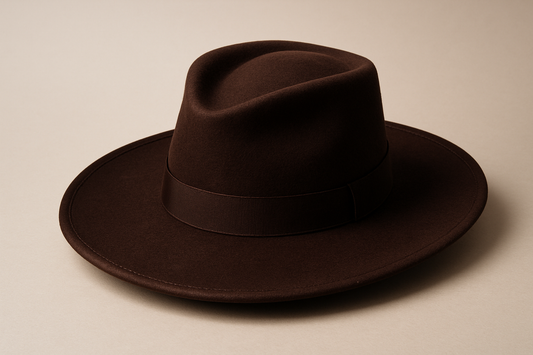 Georgiana Dark Brown Felt Hat